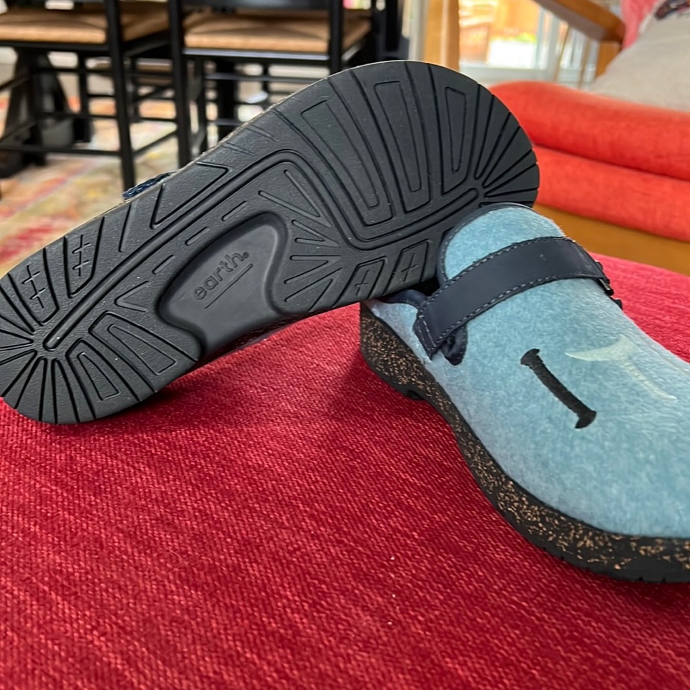 EARTH Brand size 8 (39) Slip on shoes in turquoise. Never worn 💕